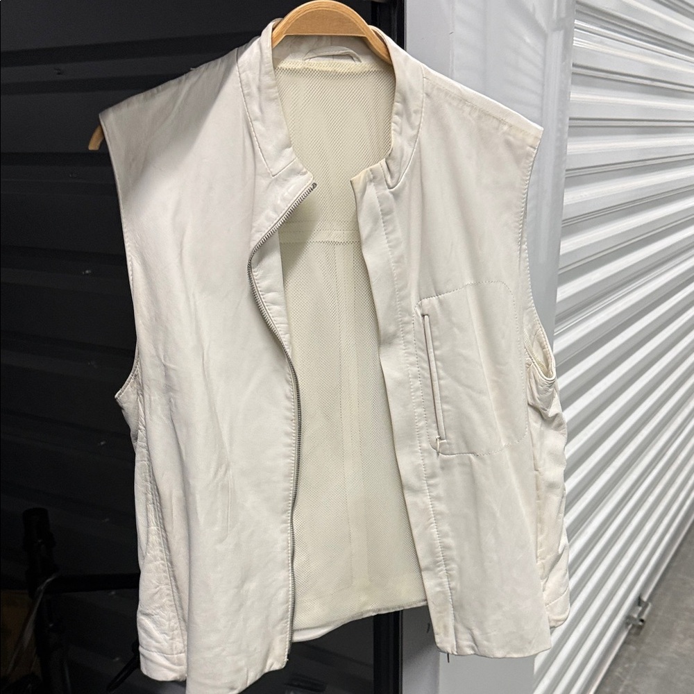 Vintage La Matta leather vest (unisex)